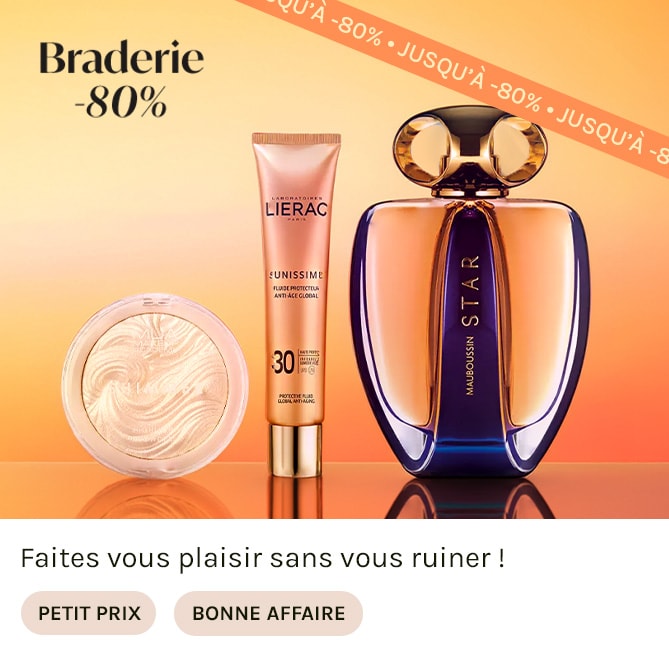 BRADERIE -80% en promo chez BEAUTÉ PRIVÉE