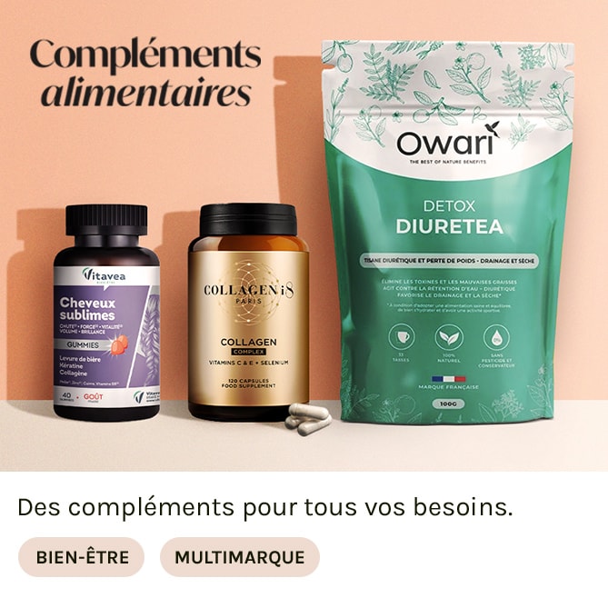 COMPLEMENTS ALIMENTAIRES en vente privilège chez BEAUTÉ PRIVÉE
