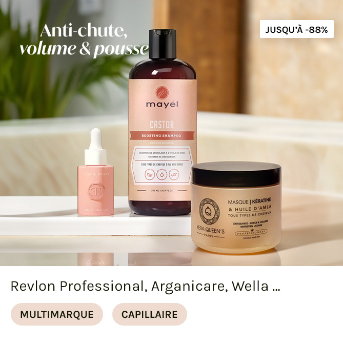 ANTI-CHUTE, VOLUME & POUSSE en vente privée chez BEAUTÉ PRIVÉE