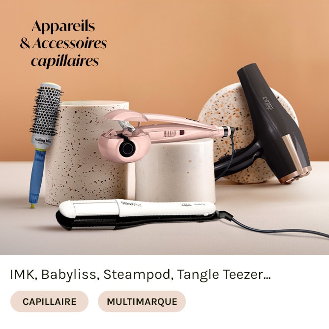 APPAREILS & ACCESSOIRES CAPILLAIRES en soldes sur BEAUTÉ PRIVÉE