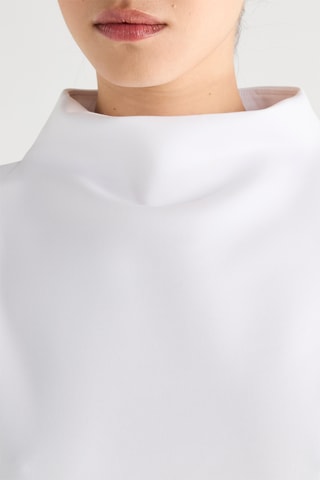 $Top en maille - Blanc