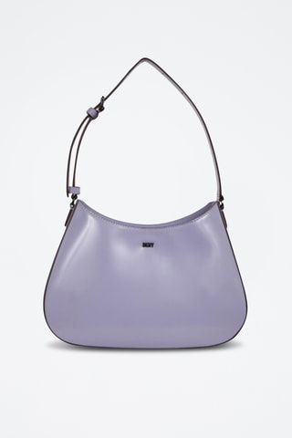 $Sac porté épaule en cuir - Violet