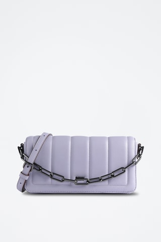$Sac bandoulière en cuir d’agneau - Violet