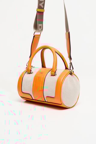 $Sac à main - Ecru et orange