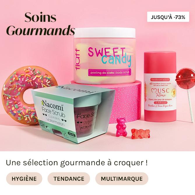 SOINS GOURMANDS en soldes sur BEAUTÉ PRIVÉE