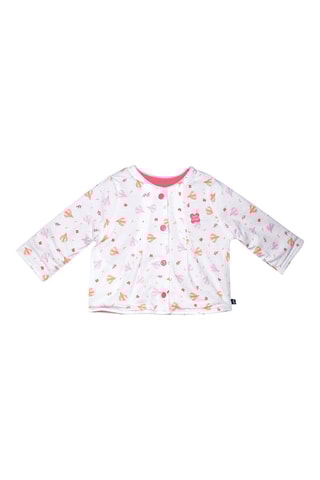 $Veste réversible - Fuchsia et blanc