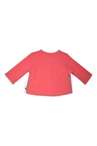 $Veste réversible - Fuchsia et blanc