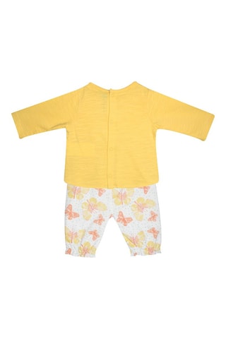 $T-shirt et pantalon Gabrielle - Jaune
