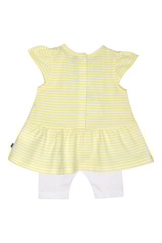 $Tunique et legging Granny - Jaune et blanc