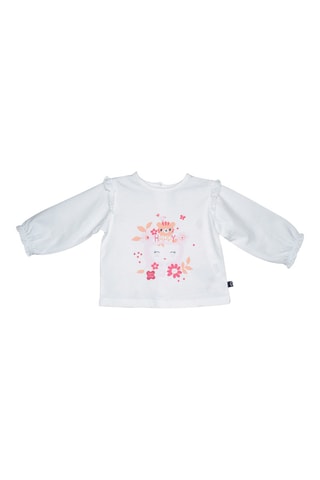 $T-shirt et pantalon - Orange et blanc