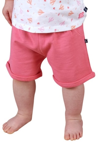 $T-shirt et short Lola - Blanc et rose