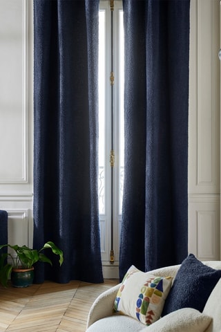 $Rideau Léonard - 136 x 280 cm - Bleu foncé