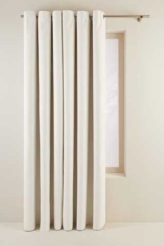 $Rideau occultant Night - Blanc - 140 x 350 cm