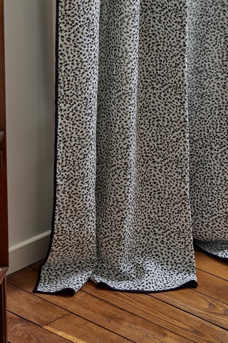$Rideau Ocelo - Blanc et noir - 200 x 280 cm