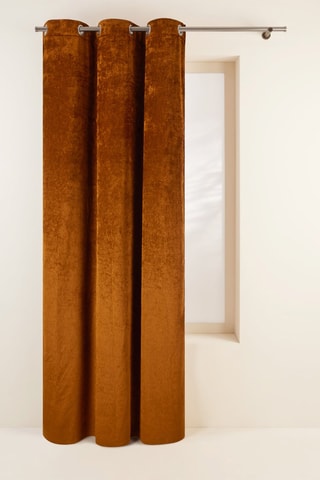 $Rideau à œillets Bazyl - Caramel - 145 x 270 cm