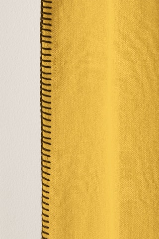$Rideau à œillets en lin Nino - Jaune - 135 x 280 cm