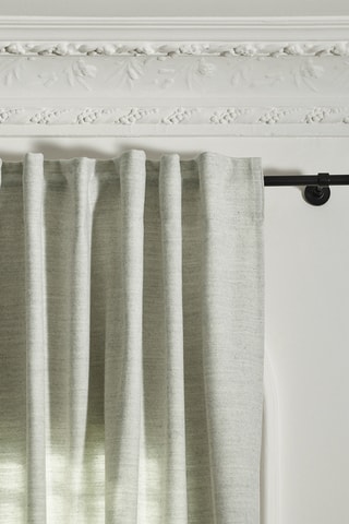 $Rideau Marcelo en laine - Gris - 142 x 280 cm