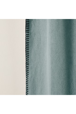 $Rideau en lin Nino - Vert de gris - 135 x 280 cm