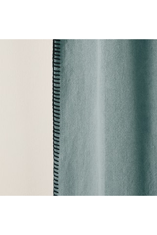 $Rideau en lin Nino - Vert de gris - 135 x 350 cm