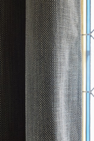$Rideau à œillets en lin Natali - Gris - 136 x 280 cm