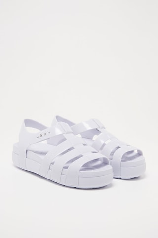 $Sandales Splash Glossy Fisherman - Blanc