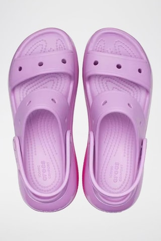 $Sandales compensées Mega Crush - Fuchsia