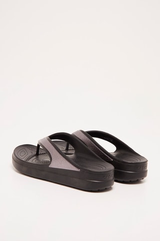 $Tongs Sloane Shine - Noir et rose