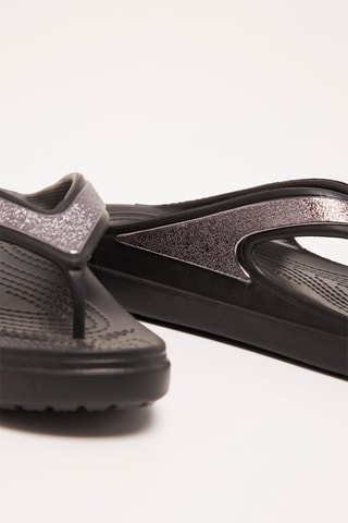 $Tongs Sloane Shine - Noir et rose