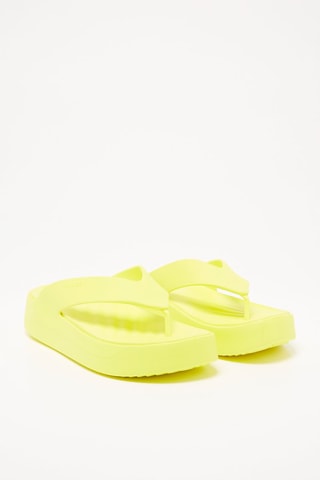 $Tongs Getaway Platform Flip - Jaune