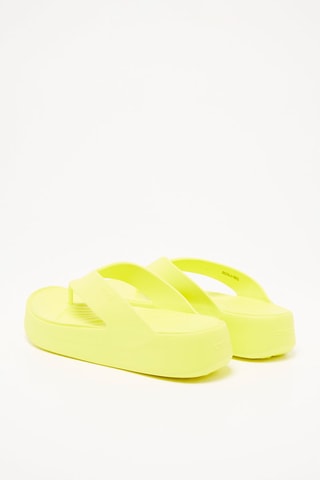 $Tongs Getaway Platform Flip - Jaune