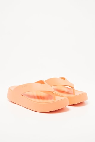 $Tongs Getaway Platform Flip - Orange
