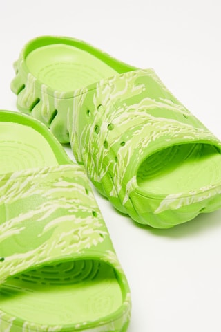 $Mules Echo Tiger Camo Slide - Vert