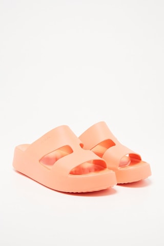$Mules Getaway Platform H Strap - Orange