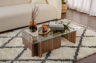 $Table basse Flavio - Imitation bois