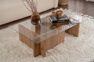 $Table basse Flavio - Imitation bois