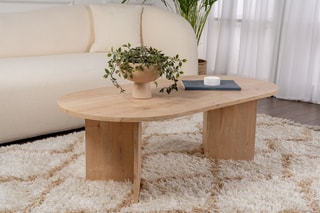 $Table basse Sable - Imitation chêne