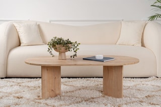 $Table basse Sable - Imitation chêne
