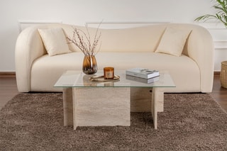 $Table basse Vetrino - Imitation travertin