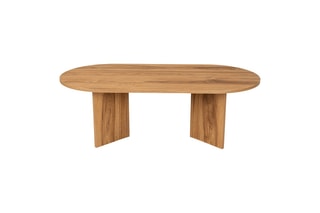 $Table basse Oval - Imitation bois