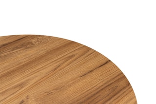 $Table basse Oval - Imitation bois