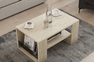 $Table basse Iris - Ecru