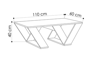 $Table basse Pipra - 110 x 40 x 60 cm