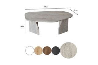 $Table basse Rock - 105 x 35 x 65 cm
