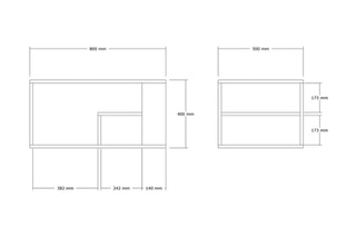 $Table basse Eros - 80 x 40 x 50 cm