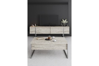 $ Table basse - 90 x 60 x 40 cm