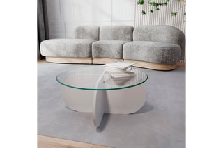 $Table basse - Plateau en verre - 75 x 75 x 35 cm