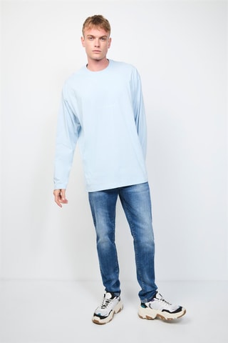 $T-shirt oversize Suhk - Bleu