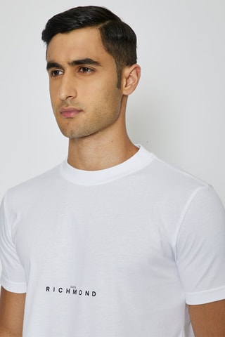 $T-shirt regular Potsan - Blanc