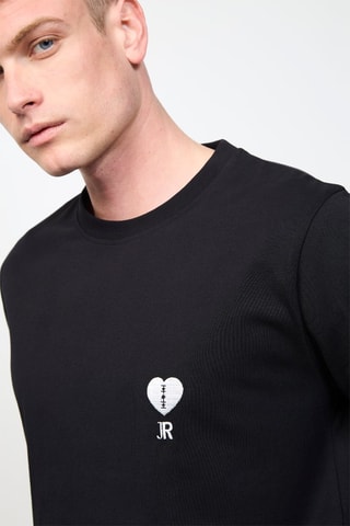 $T-shirt regular en coton biologique Kodaki - Noir