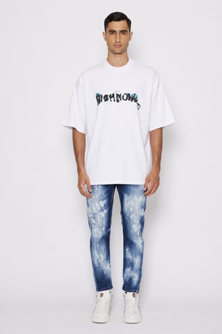 $T-shirt oversize Zennaro - Blanc
